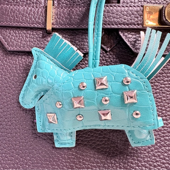 War Horses Bag Charm | Studded Horse Silhouette - Picture 11 of 13